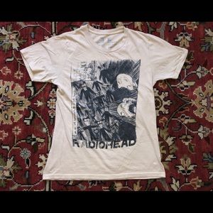 EXTREMELY RARE RADIOHEAD MERCH W.A.S.T.E. T-Shirt